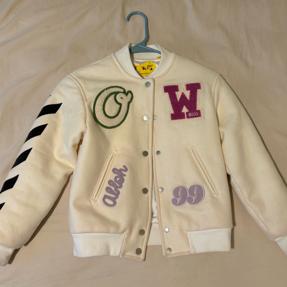 like new off-white kids jacket. size 8